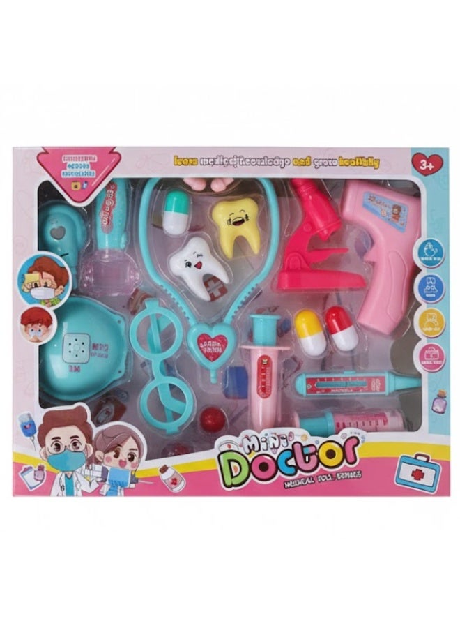 Lukadah 20 Pcs Doctor Kit for Kids Boys & Girls, Pretend Play Medical Doctor Kit with Toy Stethoscope, Thermometer, Syringes & Accessories, Educational Role Play Doctor Set for Toddlers Ages 3+ (Multi-colour) - Image 5